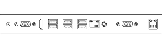 Easy maintenance I/O ports