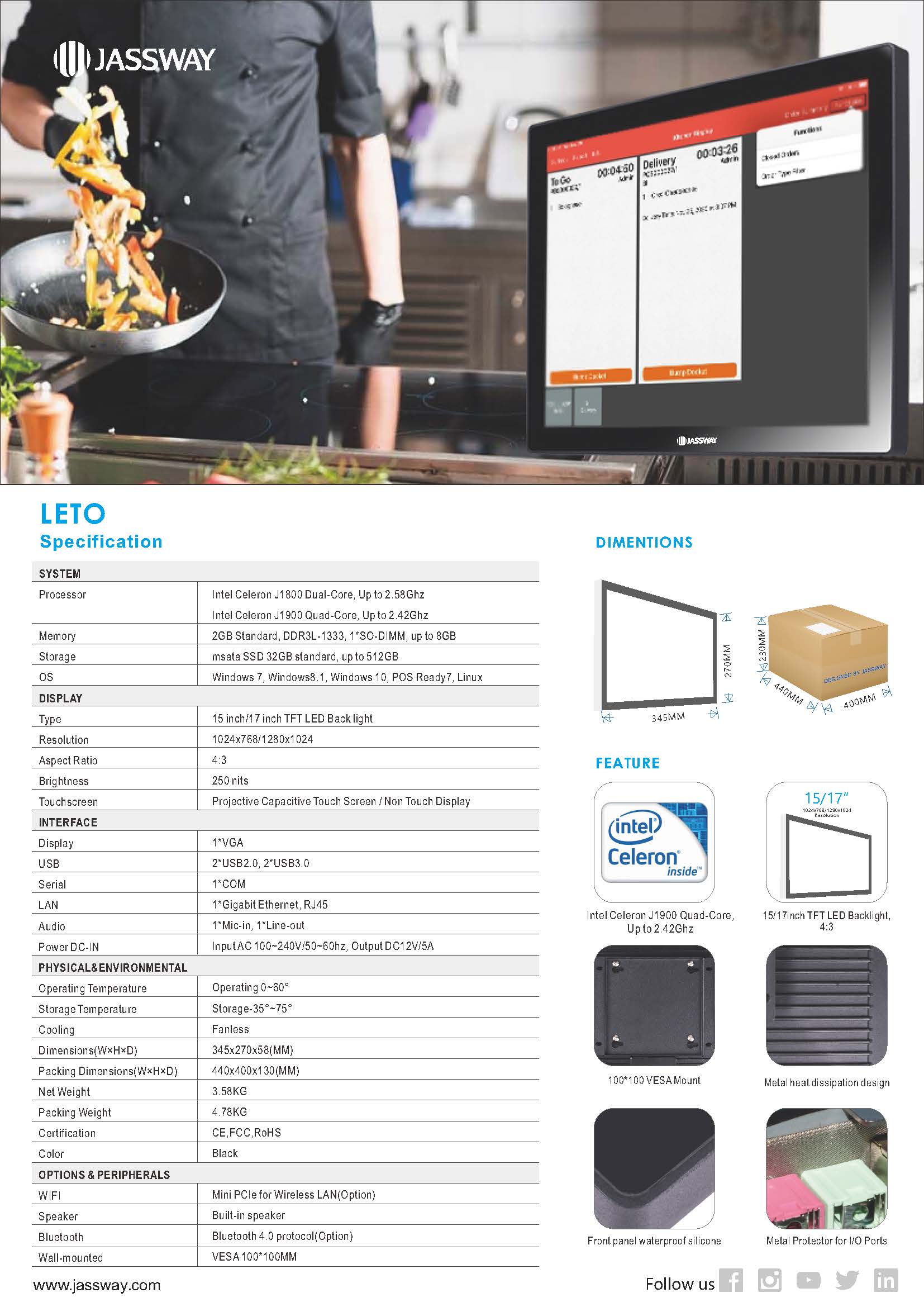 LET150KDS Specification 2